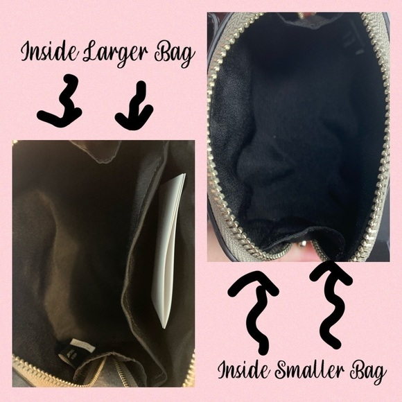 Coach Gunmetal Turnlock Bow Cosmetic Bag Box Set - Picture 6 of 7